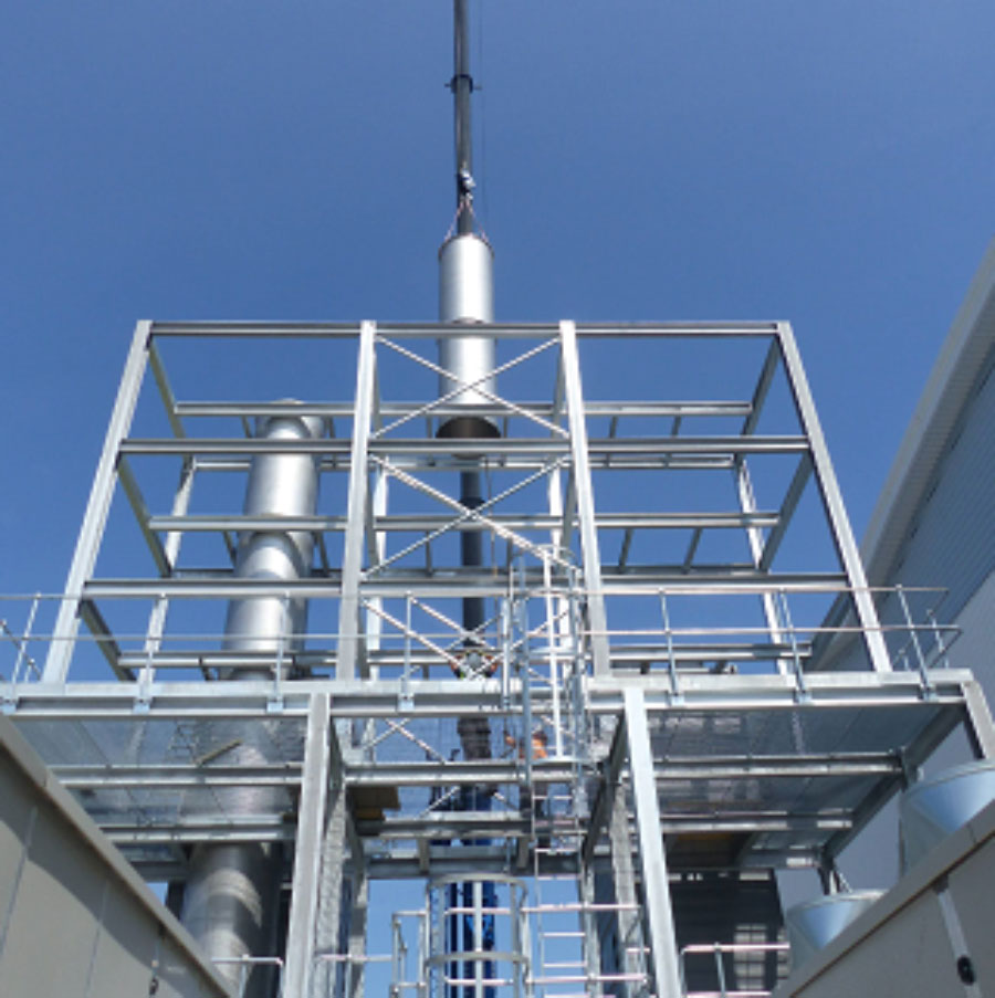 Largescale temperature and humidity control for industrial paint